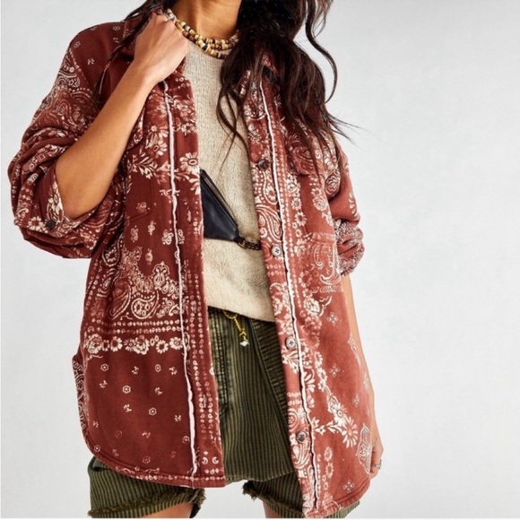 Free People Jackets & Blazers - Free People Ruby West Coast Jacket *rare* XS oversized